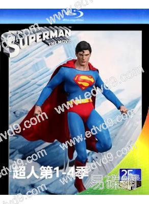 (精裝超高清藍光合集)超人第1-4部(1978-1987)(經典重發)(4BD)(25G藍光)