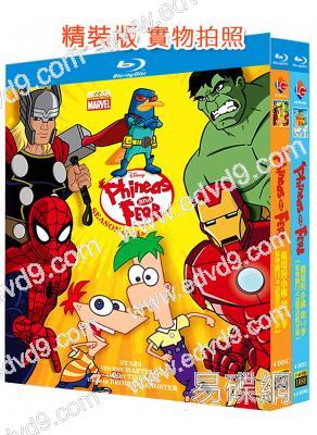 飛哥與小佛 第1-4季(TV全集+電影版)(2007-2012)(漫威出品)(8BD)(25G藍光精裝版)